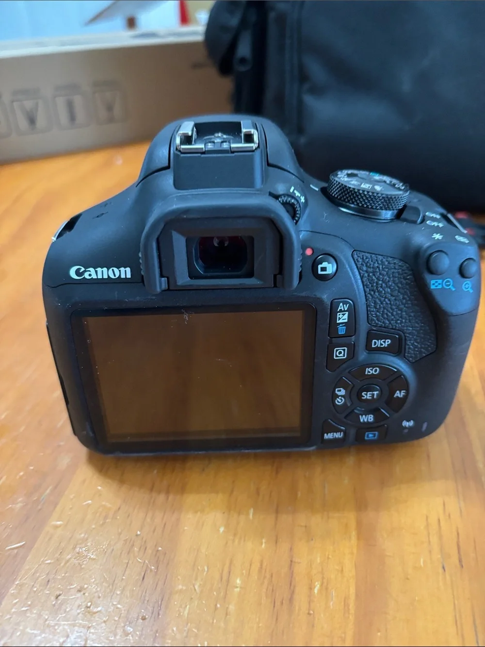 Canon DSLR Camera in Black with 18-55mm Lens